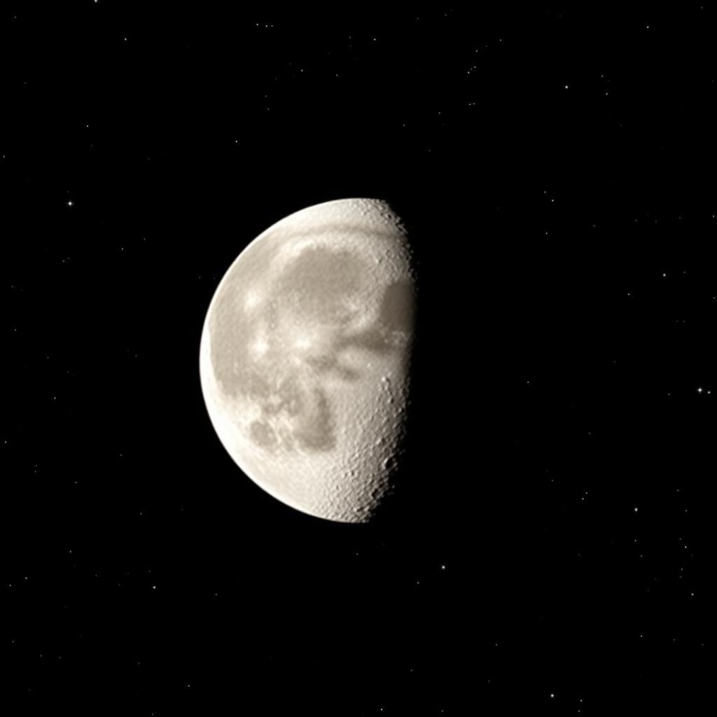 Last Quarter moon phase representing release