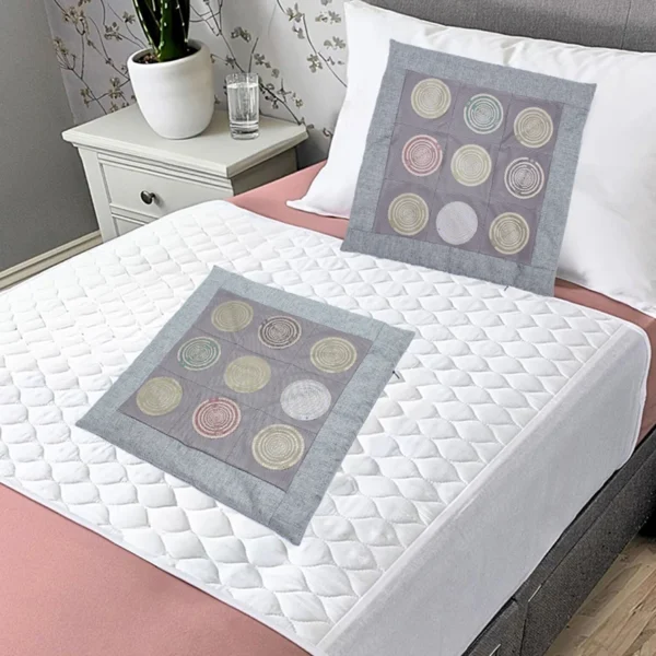 Meditation Cushion with Lakhovsky MWO Polarizing Disks