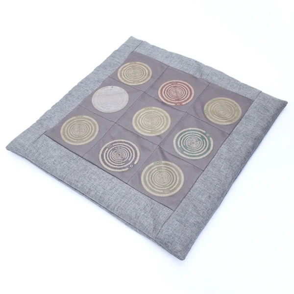 Meditation Cushion with Lakhovsky MWO Polarizing Disks