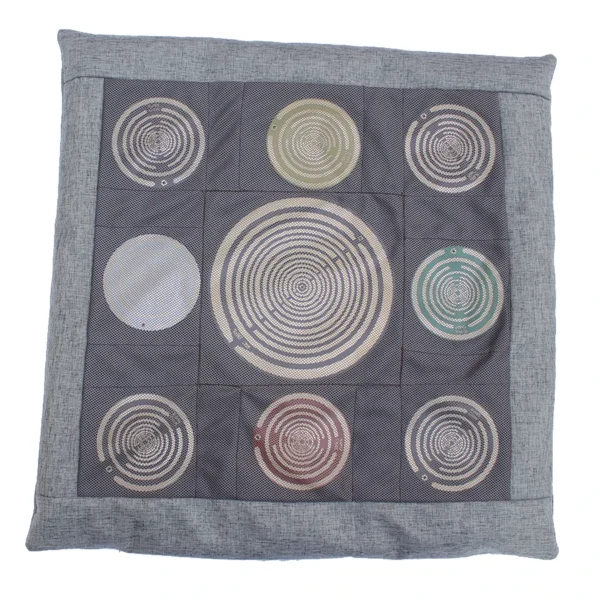  45x45cm Lakhovsky MWO Meditation Mat Tesla Disks - Pain Relief & Energy Healing
