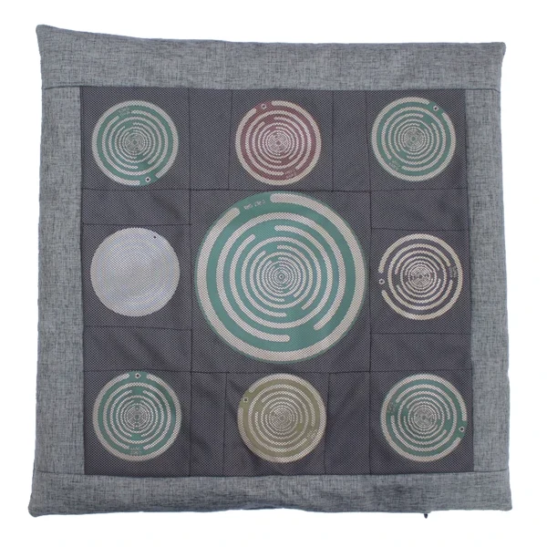  45x45cm Lakhovsky MWO Meditation Mat Tesla Disks - Pain Relief & Energy Healing