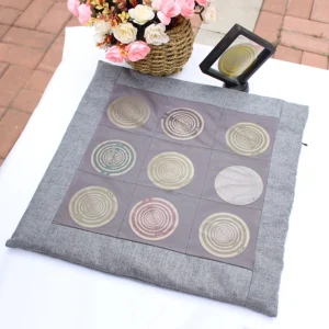 Meditation Cushion with Lakhovsky MWO Polarizing Disks