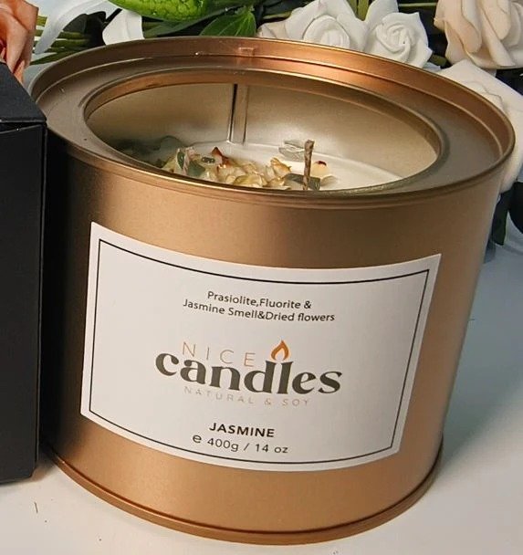 Healing Crystal Candles - 100% Natural Soy Wax & Essential Oils