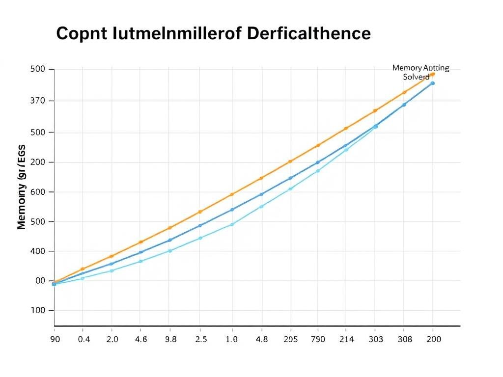 Graph showing increase intelligence subliminals results over time