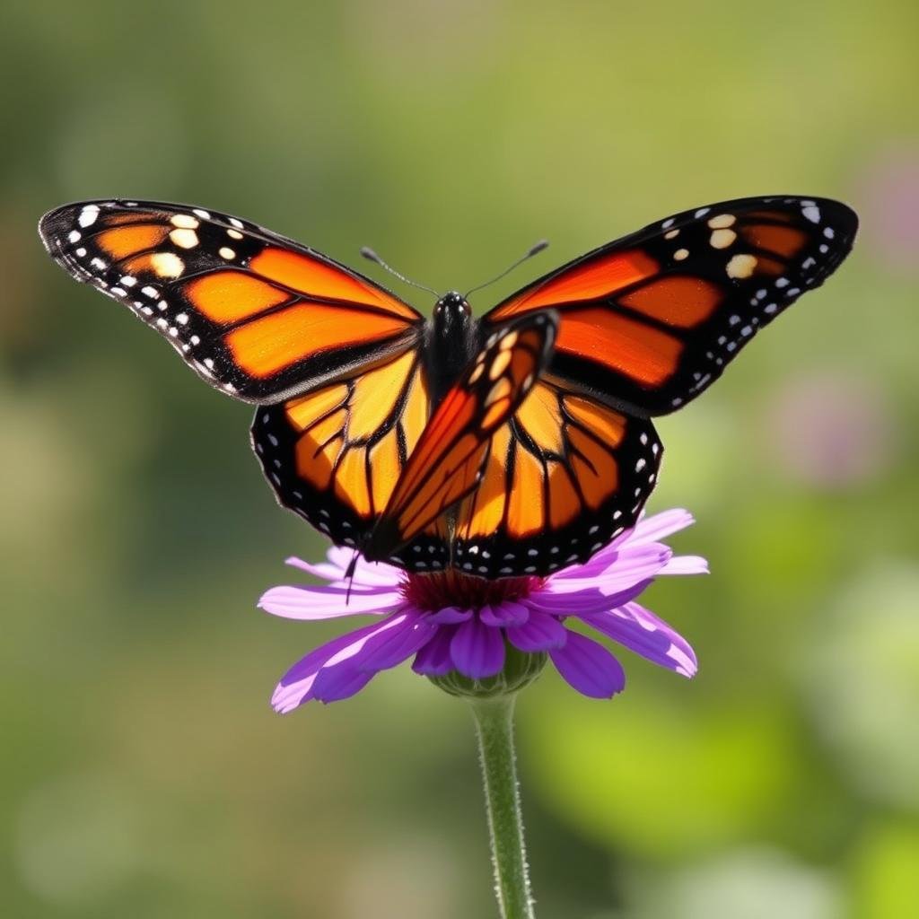 Butterfly spirit animal representing transformation