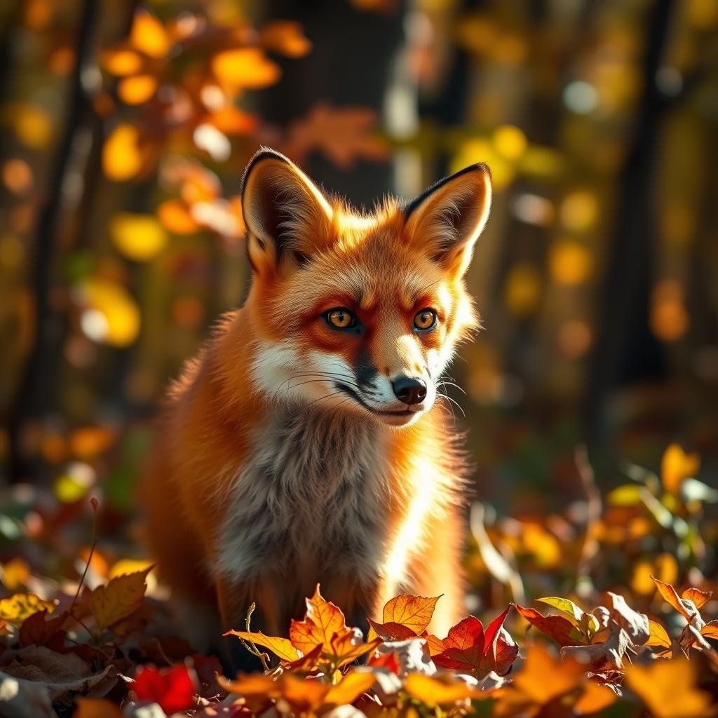 Fox spirit animal representing adaptability and cunning