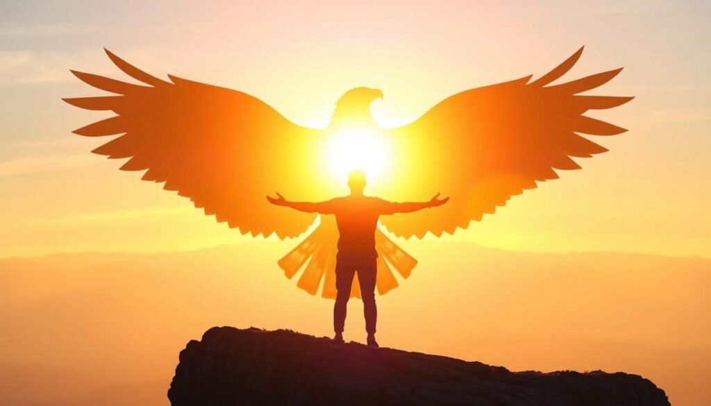 Person connecting with their spirit animal energy