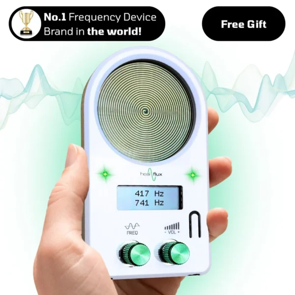 Healflux Frequency Healing Device - Pure Sine Wave & Scalar Wave Generator for Wellbeing