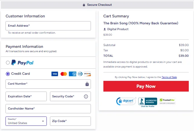 The Brain Song™Unlock Your Mind's Potential 9 90 day money back