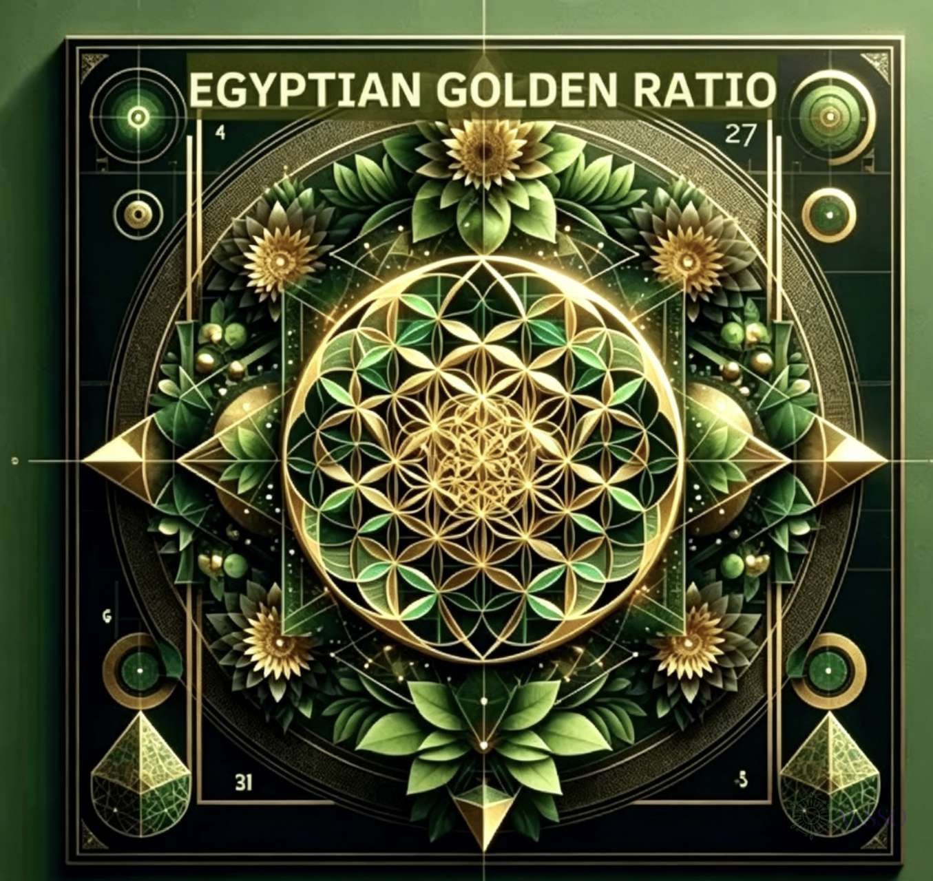 Egyptian Golden Ratio abundance frequency track cover art
