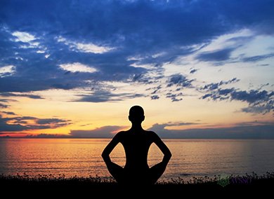 PSiO meditation and relaxation session with light therapy glasses